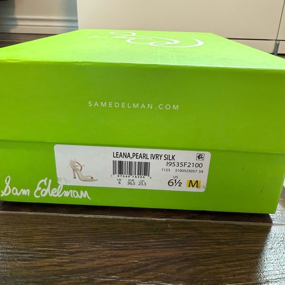 Leana Flower Strap Satin Dress Sandal - Picture 6 of 10